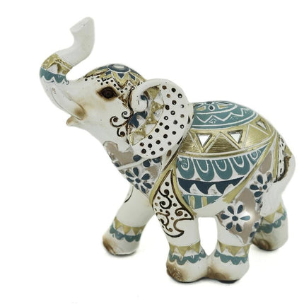 Mosaic Elephant Statue / Ornament 12cm.