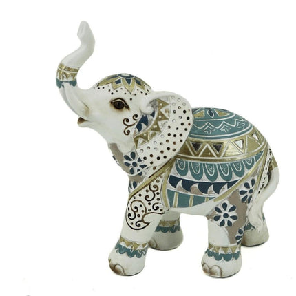 Mosaic Elephant Statue / Ornament 18cm.