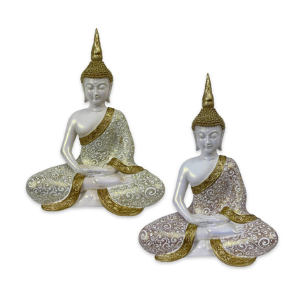 Set 2 Buddha Statue Assort 30cm.