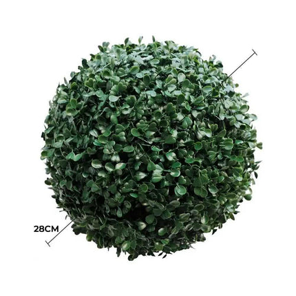 Medium Boxwood Topiary Ball UV Resistant 28cm.