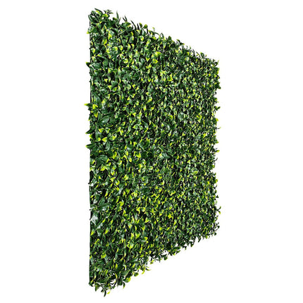 Jasmine Hedge Screen Green Wall Panel UV Resistant 100cm x 100cm.