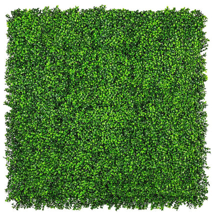 Luxury Deluxe Buxus (Bright) Hedge Panels UV Resistant 1m X 1m.