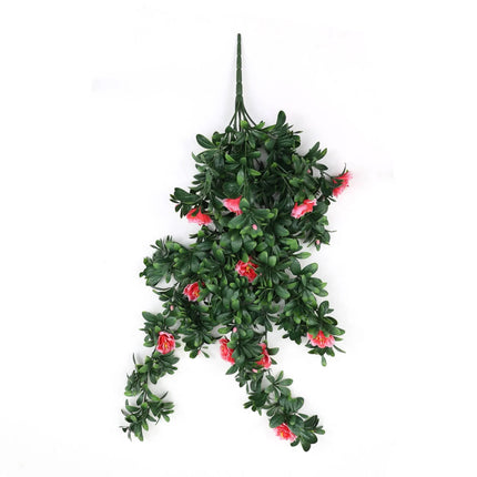 Hanging Pink Rose Stem UV Resistant 85cm.