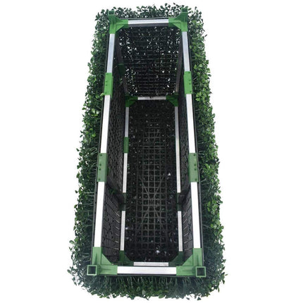 Portable Artificial Boxwood Hedge UV Resistant 75cm High 100cm Long.