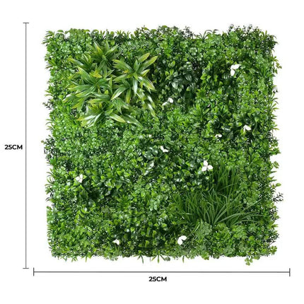 Luxury White Oasis Vertical Garden / Green Wall UV Resistant 1m x 1m.