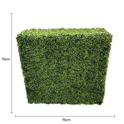 Mixed Boxwood Hedge UV Resistant 75cm Long x 75cm High.