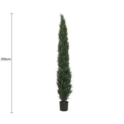 Artificial Cypress Pine Tree UV Resistant 2.1M.
