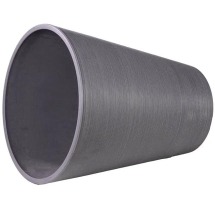 Decorative Textured Round Grey Planter 47cm.
