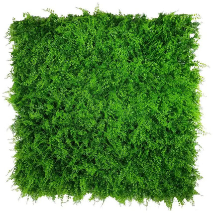 Mediterranean Fern Vertical Garden / Green Wall UV Resistant 1m x 1m.