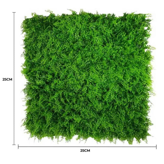 Mediterranean Fern Vertical Garden / Green Wall UV Resistant SAMPLE.