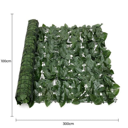 Artificial Ivy Leaf Roll 3m X 1m (Camellia Style Fake Ivy Roll).