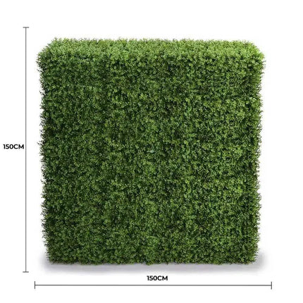Deluxe Portable Buxus Hedge UV Resistant 150cm Long x 150cm High.
