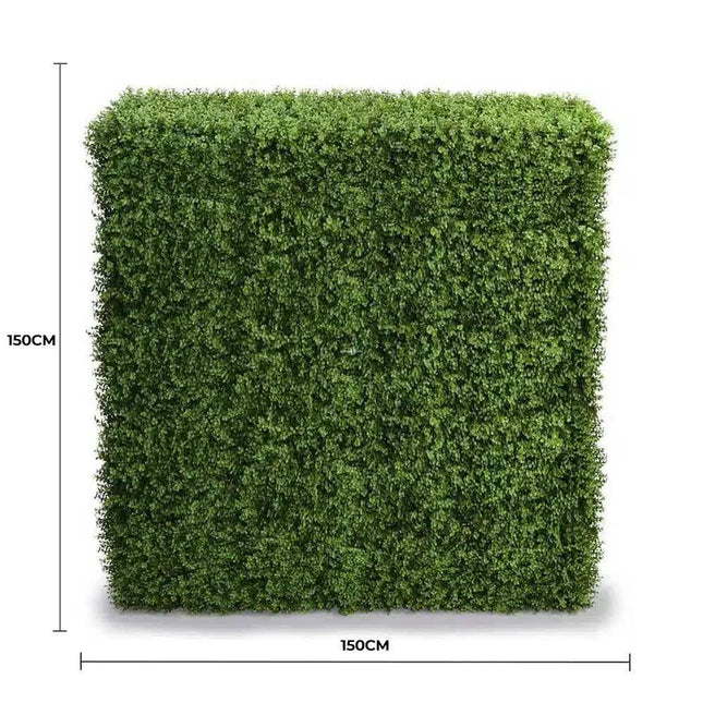 Deluxe Portable Buxus Hedge UV Resistant 150cm Long x 150cm High.