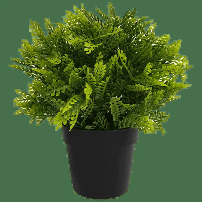 Small Potted Artificial Mimosa Fern UV Resistant 20cm.
