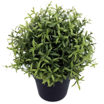 Small Potted Artificial Rosemary Herb Plant UV Resistant 20cm.