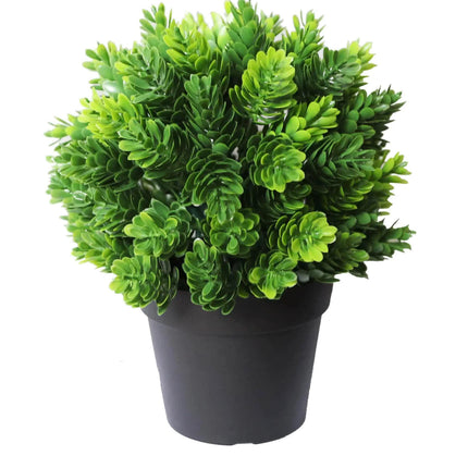 Small Potted Artificial Flowering Hop Plant UV Resistant 20cm.