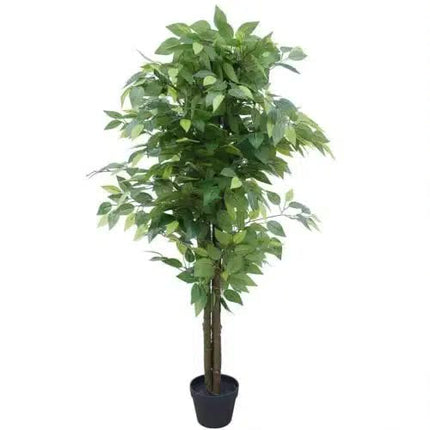 Premium Bushy Potted Artificial Ficus Tree 140cm.