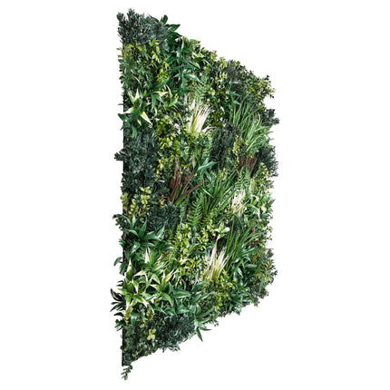 Green Forest Bespoke Commercial Grade Metal Backed Vertical Garden / Green Wall UV Resistant 1m x 1m Fire Retardant.