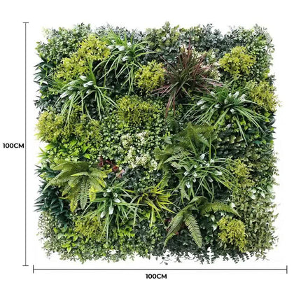 Luxury Lush Spring Recycled Vertical Garden / Green Wall UV Resistant Sample.