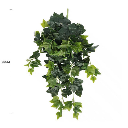 Hanging Green Ivy Bush 80cm.