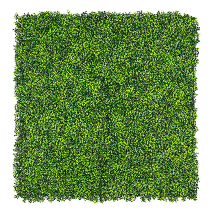 Mixed Boxwood Hedge Panels / Screens UV Resistant 1m X 1m.