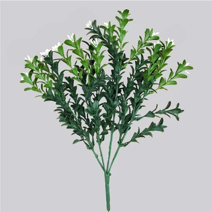 Artificial Flowering Boxwood Stem UV Resistant 30cm.