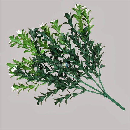 Artificial Flowering Boxwood Stem UV Resistant 30cm.