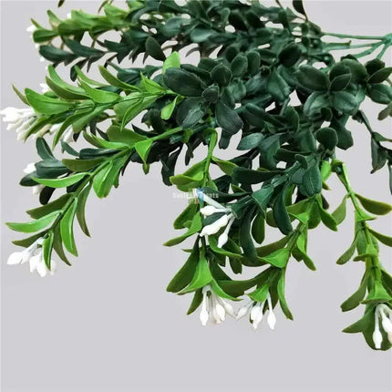 Artificial Flowering Boxwood Stem UV Resistant 30cm.