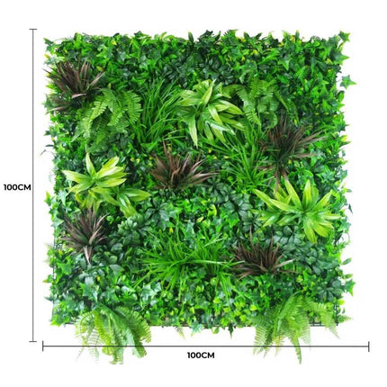 Coastal Greenery Vertical Garden / Green Wall UV Resistant 100cm X 100cm.