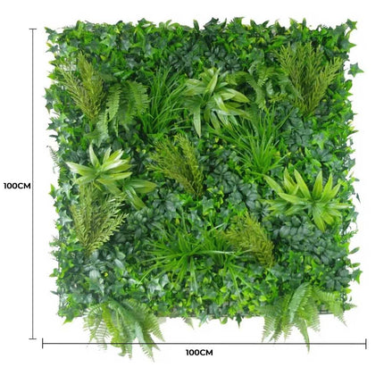 Native Tea Tree Vertical Garden / Green Wall UV Resistant 100cm X 100cm.