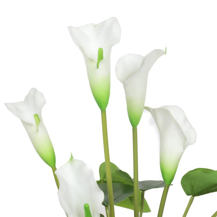 Artificial Flowering White Peace Lily / Calla Lily Plant 50cm.