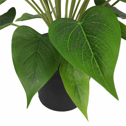 Artificial Flowering White Peace Lily / Calla Lily Plant 50cm.