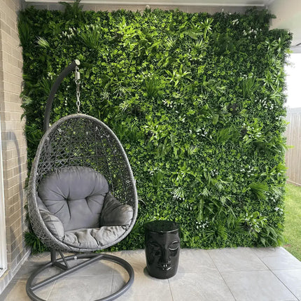 Dense Artificial Buxus Foliage 30cm UV Resistant.