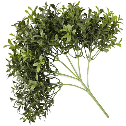 Dense Artificial Buxus Foliage 30cm UV Resistant.