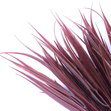 Dark Red Artificial Grass Stem 35cm Long UV Resistant.