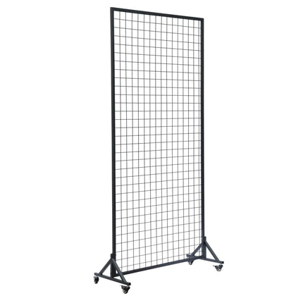 Versatile and Premium Flower Wall Stand / Portable Event Screen with Wheels 2m x 1m.