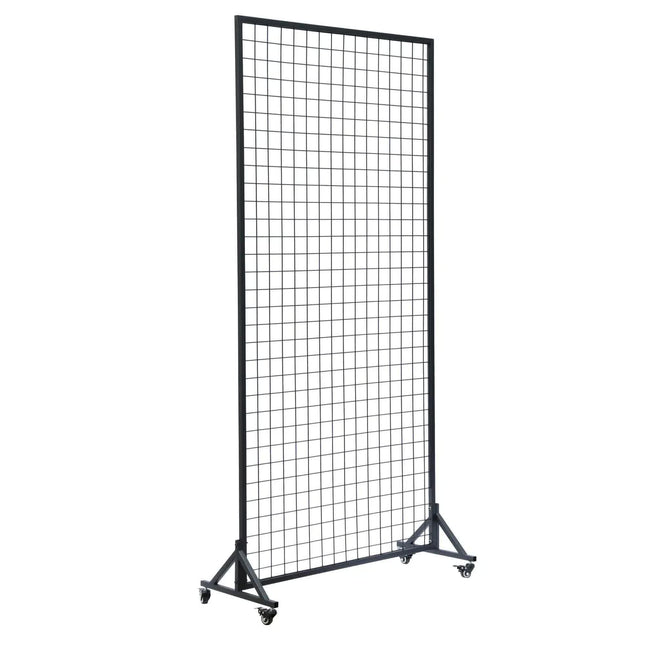 Versatile and Premium Flower Wall Stand / Portable Event Screen with Wheels 2m x 1m.