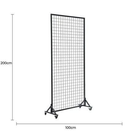 Versatile and Premium Flower Wall Stand / Portable Event Screen with Wheels 2m x 1m.