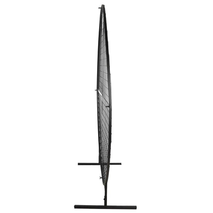 Sturdy Circular Flower Wall / Event Stand 200cm Diameter (Black Frame).