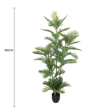 Premium Artificial Potted Multi-trunk Fan Palm 180cm.