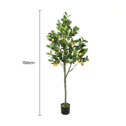 Artificial Lemon Tree (Potted) with Lemons 150cm.