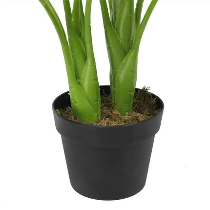 Artificial Potted Taro Plant / Elephant Ear 70cm.