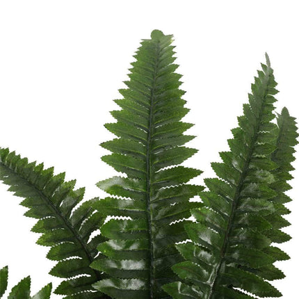 Artificial Potted Natural Green Boston Fern (50cm high 70cm wide).