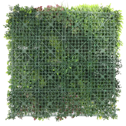Luxury Evergreen Rainforest Recycled Vertical Garden / Green Wall UV Resistant 1m x 1m.