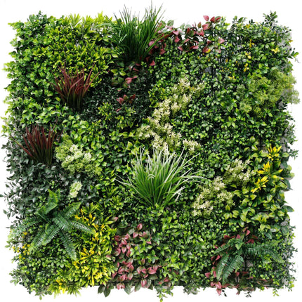 Luxury Evergreen Rainforest Recycled Vertical Garden / Green Wall UV Resistant Sample.