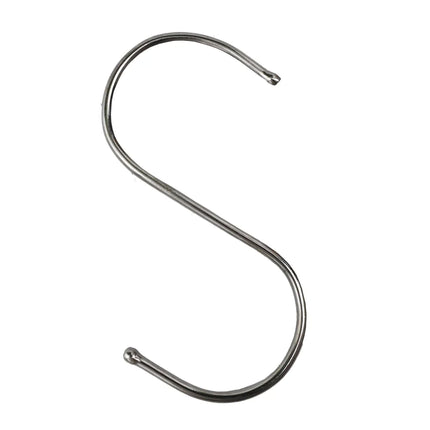 Stainless Steel Hanging S Hooks 12cm X 6cm 25 Pieces.