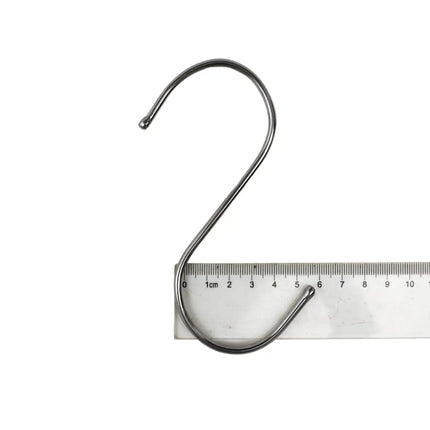 Stainless Steel Hanging S Hooks 12cm X 6cm 25 Pieces.