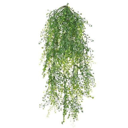 Artificial Hanging Plant (Mixed Green String of Pearls) UV Resistant 90cm.