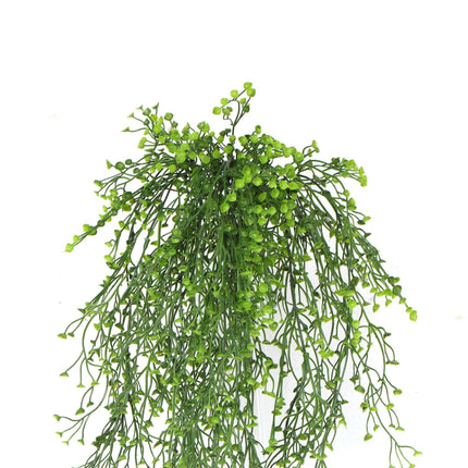 Artificial Hanging Plant (Natural Green) UV Resistant 90cm.