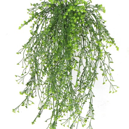 Artificial Hanging Plant (Natural Green) UV Resistant 90cm.